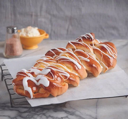 Apple & Custard Bread Twist